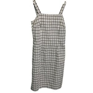 Plaid Checkered MIDI dress Sz M